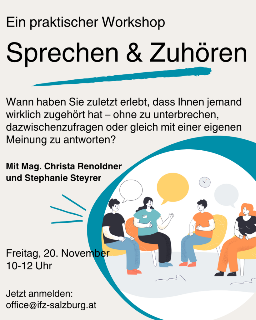 Flyer_Sprechen & Zuhören